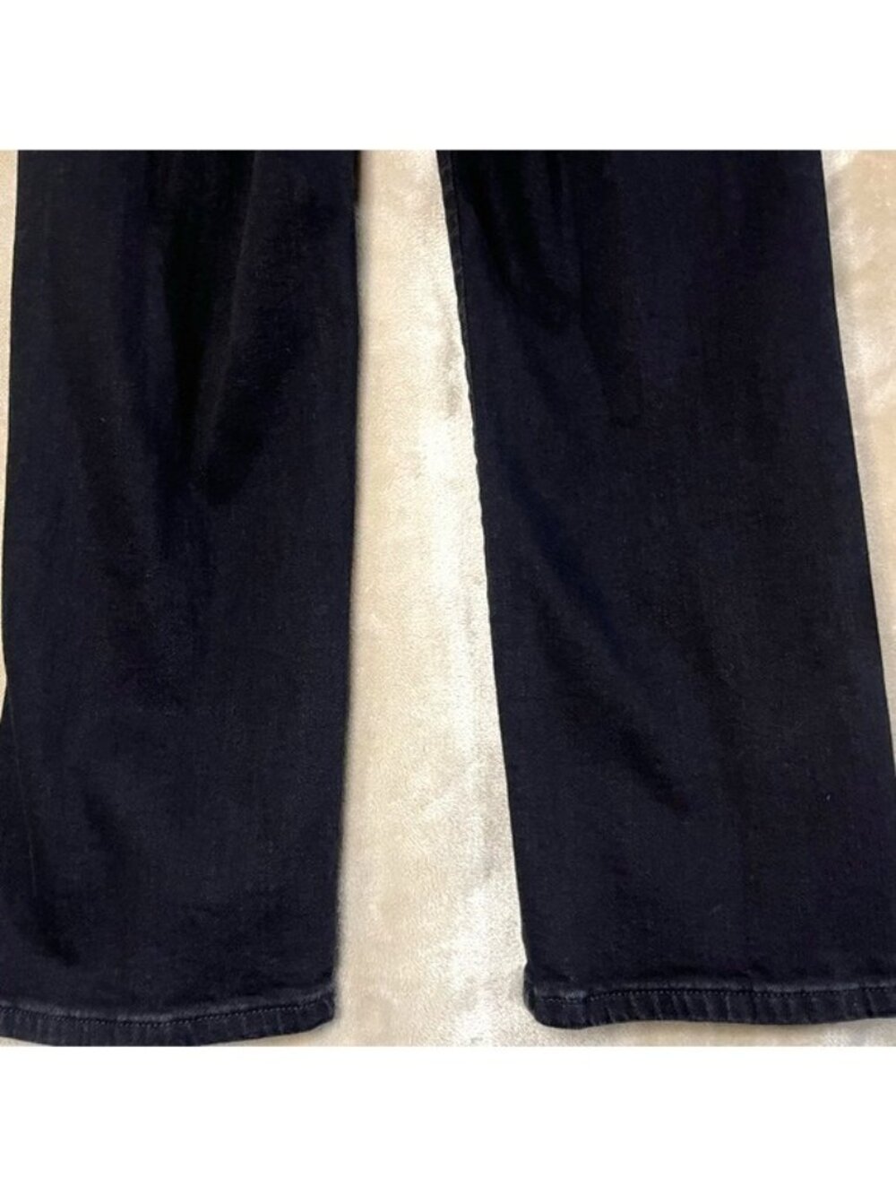 Lee Rider Jeans Womens Size 10 Petite Black Straight Relaxed Fit 5 Pocket Denim - Picture 12 of 16